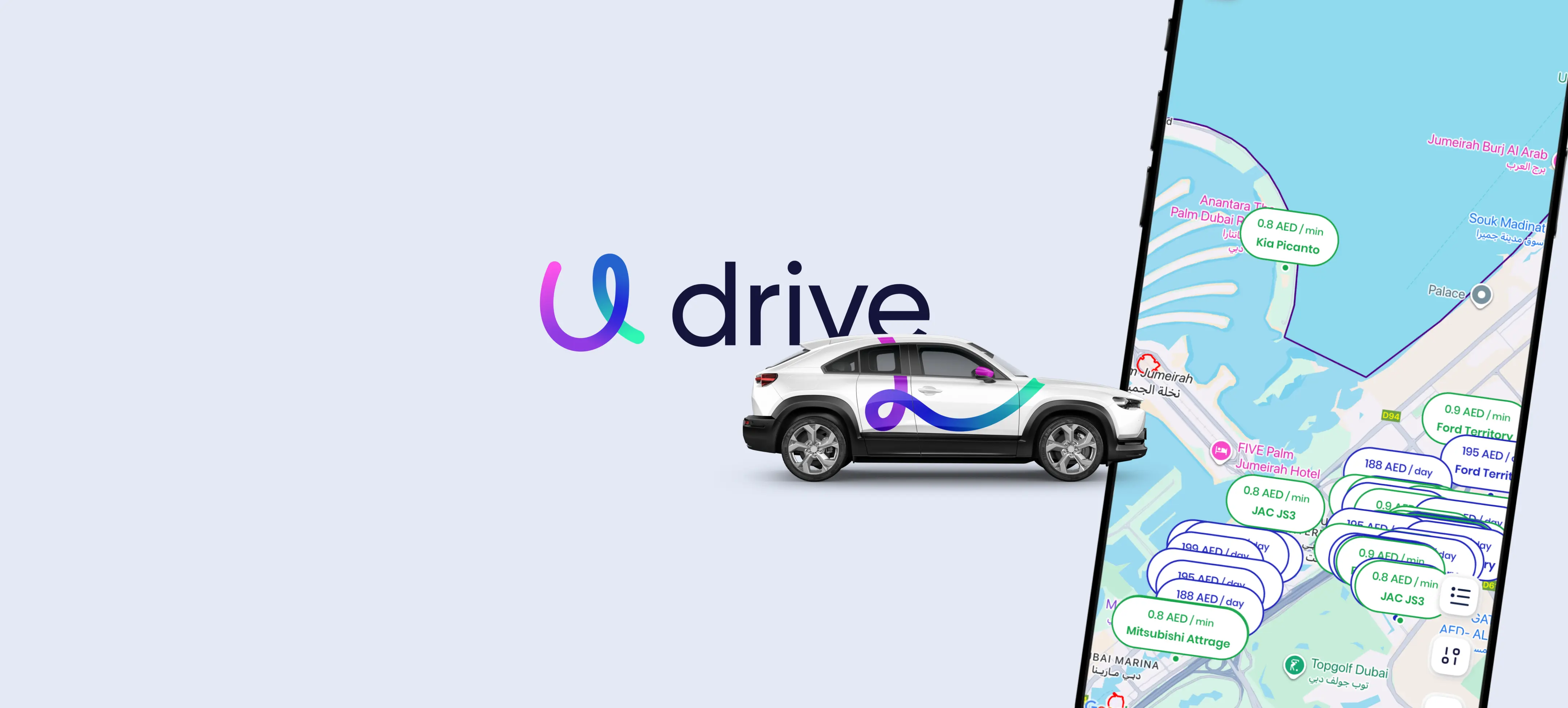 Udrive app banner