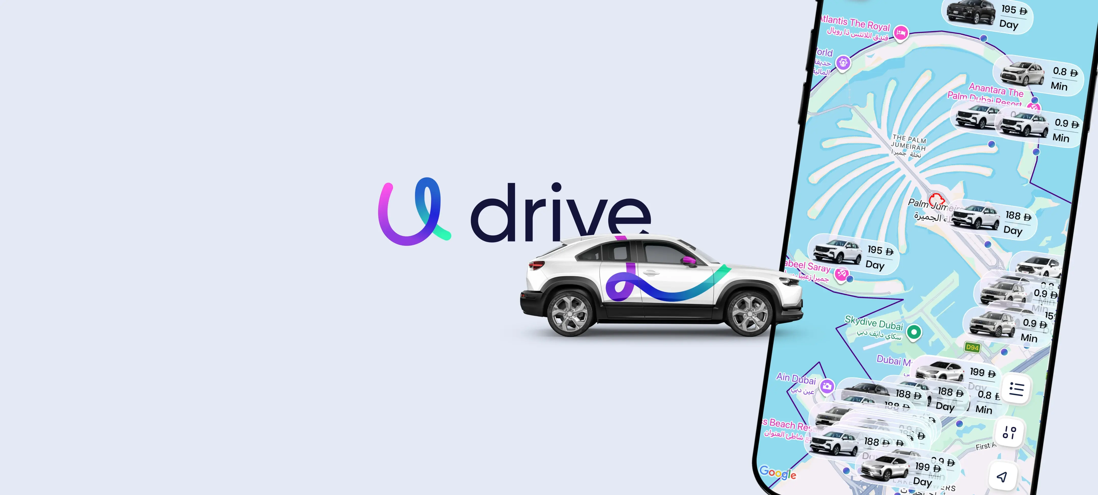 Udrive app banner